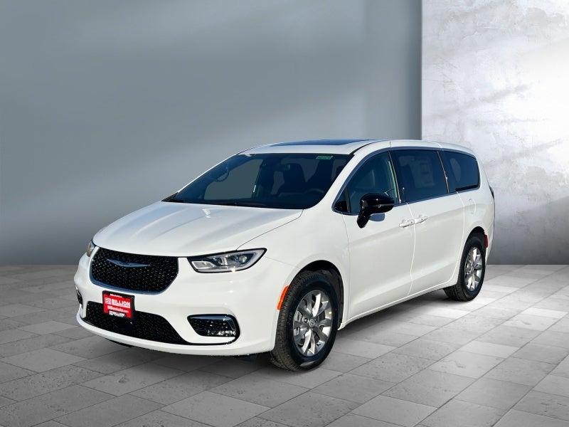 2026 Chrysler Pacifica PACIFICA SELECT AWD in Bright White Clear-Coat Exterior Paint — front three-quarter view