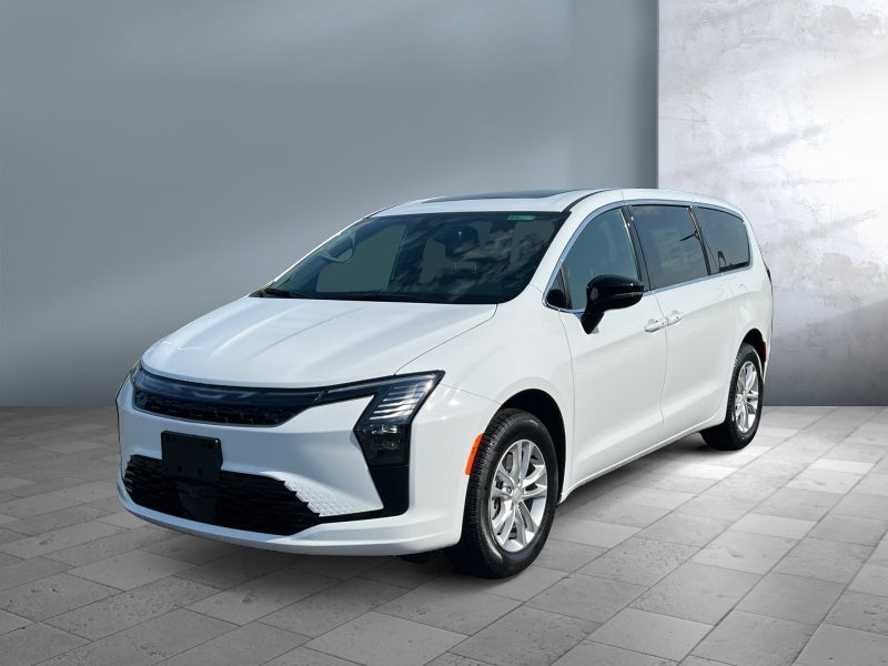 2027 Chrysler Pacifica PACIFICA SELECT AWD in Bright White Clear-Coat Exterior Paint — front three-quarter view